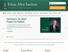 Tablet Screenshot of ethanallen.org